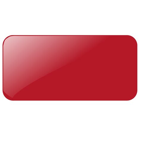 Kw Red Rectangle Button Panel Png Svg Clip Art For Web