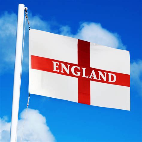 Large England Flag 5x3 Ft St George Cross Football Cricket Rugby Flags