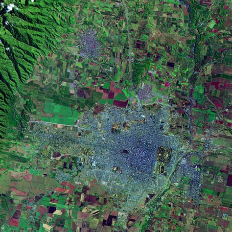 Maps of Satellite Photo Image of San Miguel de Tucumán Prov Tucumán