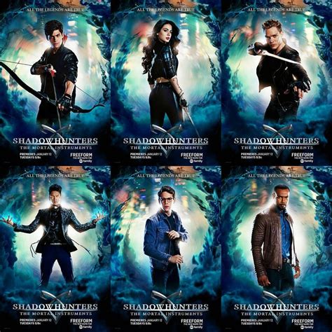 Shadowhunters Events On Instagram Shadowhunters Character Posters