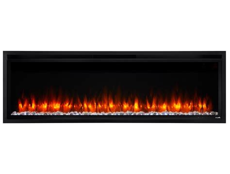 Simplifire 48 Allusion Recessed Linear Electric Fireplace North