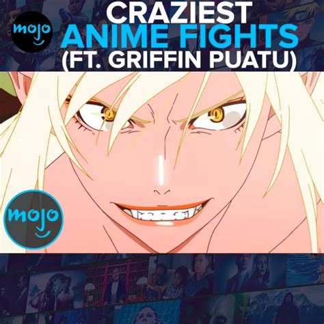 Watchmojo Top 10 Craziest Anime Fights Ft Griffin Puatu