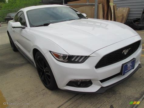 2015 Oxford White Ford Mustang Ecoboost Premium Coupe 102884389