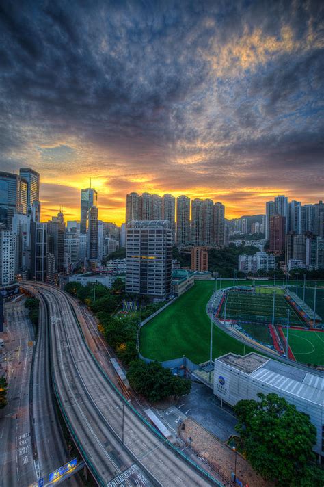 Sunrise In Hong Kong Photograph By Mike Lee Fine Art America