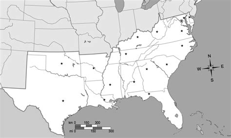 Southern Map Diagram Quizlet