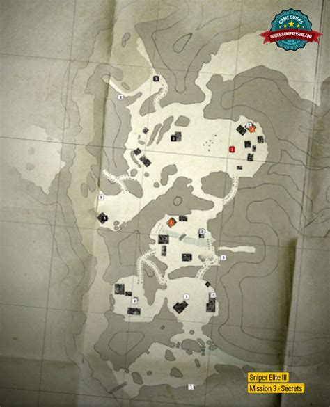 Map Of Collectibles In The Third Mission Collectibles Mission 3