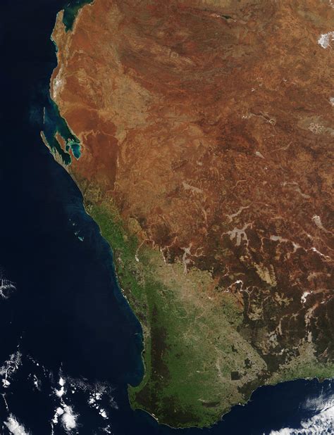 Nasa Visible Earth Southwest Australia