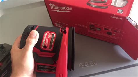 The sander weighs 2.7 lbs without a battery and. Milwaukee m18 sander cordless sander unboxing - YouTube