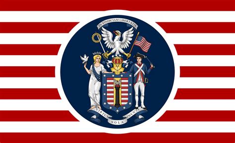 Flag Of The Usa With The 1782 Great Seal Design By William Barton R