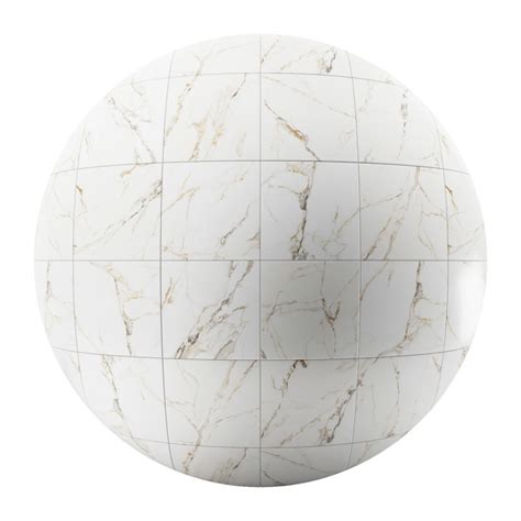 Calacatta Gold Marble Tile 3D Model For VRay