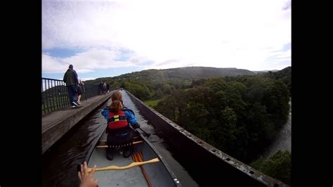 Canoeing The Pontcysyllte Aqueduct Youtube