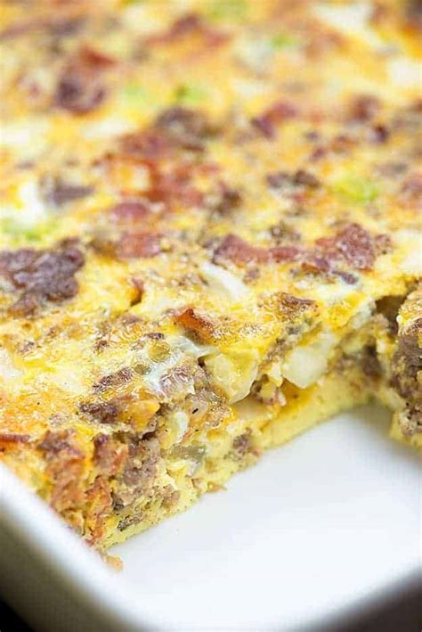 Peppers and onions or spinach sound best to me. Low Carb Breakfast Casserole — Buns In My Oven