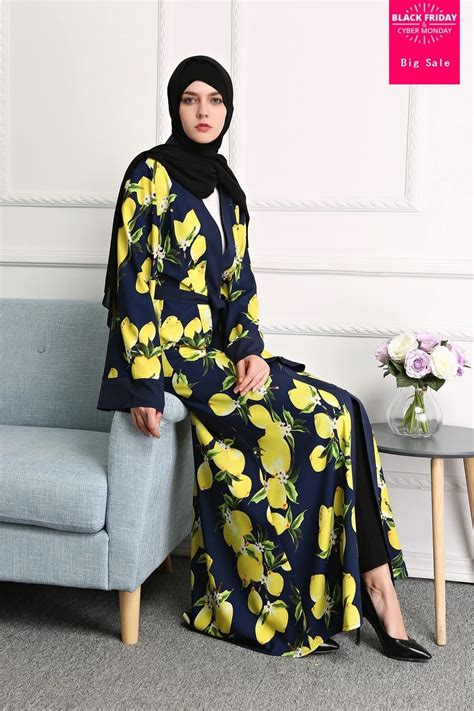 Big Size 2018 Adult Printedcotton Liene Robes Cardigan Musulmane Turkish Abaya Muslim Cardigan