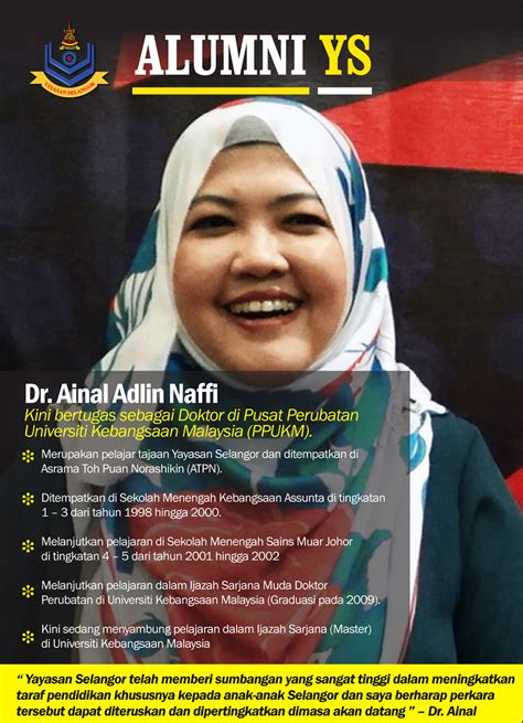Info beasiswa yang akan dipaparkan di sini merupakan info beasiswa yang diberikan oleh beberapa perusahaan dan yayasan di indonesia. Alumni - Yayasan Selangor