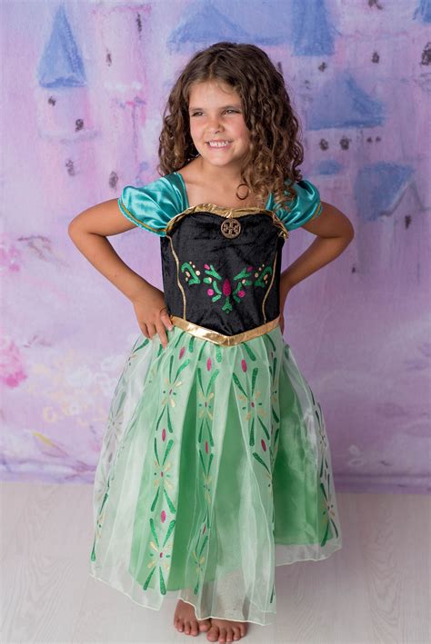 Ice Princess Dress Princess Dresscostume Anna Sister Etsy