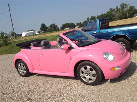 Pin By Christina Love On Cars Pink Convertible Volkswagen Beetle