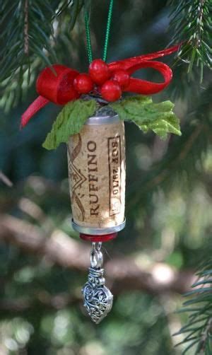 Wine Cork Ornament Heart Ornament Recycled By Thesilverwearshop By