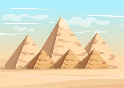 Free Vector Giza Plateau Nigh Landscape With Egyptian Pharaohs Pyramids Complex Illuminated