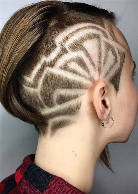 54 Badass Undercut Hair Tattoos For Women In 2020 Glowsly