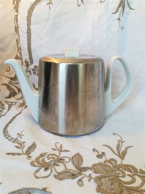 Tea Or Coffee Pot In Art Deco Style Insulated Tea Pot With Thermal Lid