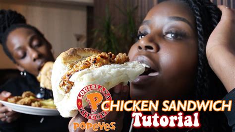 How To Make A Popeyes Chicken Sandwich Easy And Mumkbang Kind Of