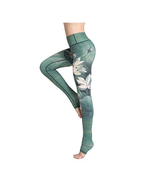 Buy Witkey Printed Extra Long Women Yoga High Waist Tummy Control Compression Leggings Tummy