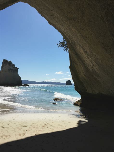 Visiting New Zealands Cathedral Cove Travel Daze Cathedral Cove