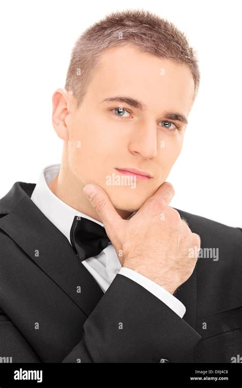 Elegant Man Posing Stock Photo Alamy