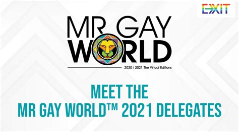 meet the mr gay world™ 2021 delegates exit