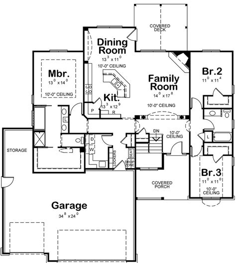 Dvd with jpg, pdf & dwg. House Plan 402-01439 - French Country Plan: 1,826 Square ...