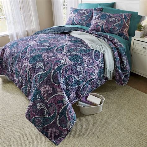 Madison Paisley Quilt And Sham Paisley Quilt Bedding Sets Comforter