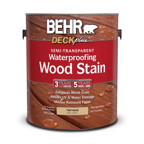 Behr Transparent Waterproofing Wood Finish Clear Color Inspiration