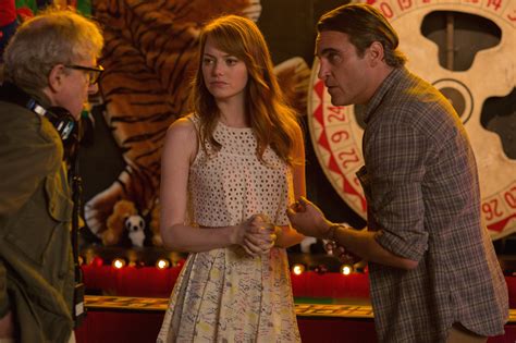 New Irrational Man Stills Feature Woody Allen Joaquin Phoenix Emma Stone The Woody Allen Pages