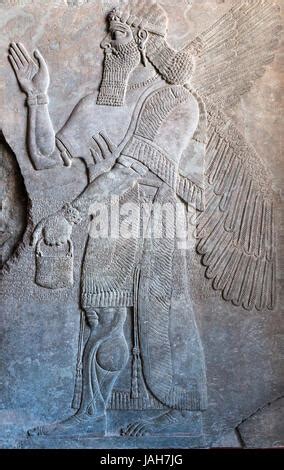 Ashurnasirpal Ii King Of Assyria Bc Statue Bc From