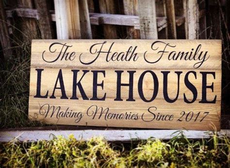This Item Is Unavailable Etsy Lake House Signs Personalized Lake