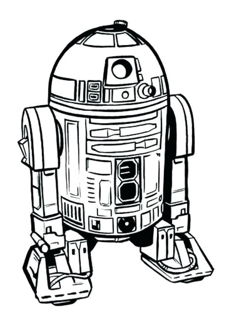 And as far as we know, seems to basically only be a navigation or personal companion droid. R2D2 Coloring Pages - Best Coloring Pages For Kids | Star ...