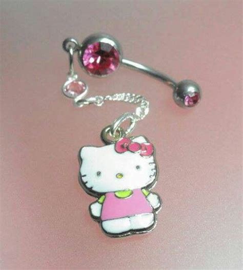 Hello Kitty Belly Ring Cute Belly Rings Hello Kitty Jewelry Belly