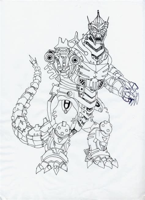 Gigan Coloring Pages Coloring Pages