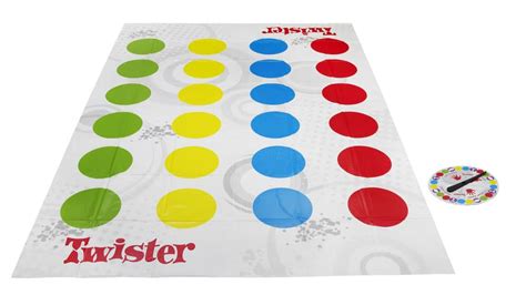Jeu Hasbro Twister Avec Tapis Et Flèche Tournante 6 Ans Et Plus