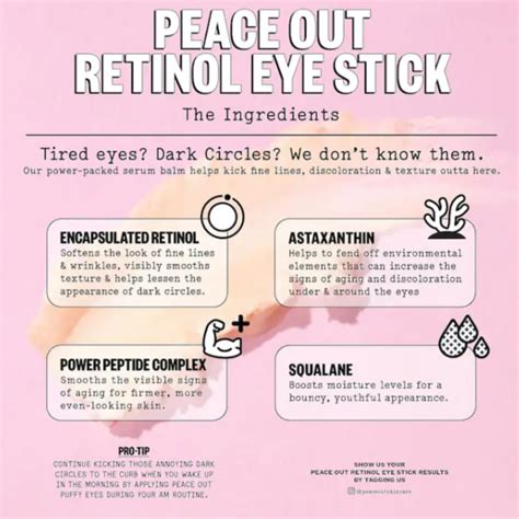 Peace Out Retinol Eye Stick Buy Online In India