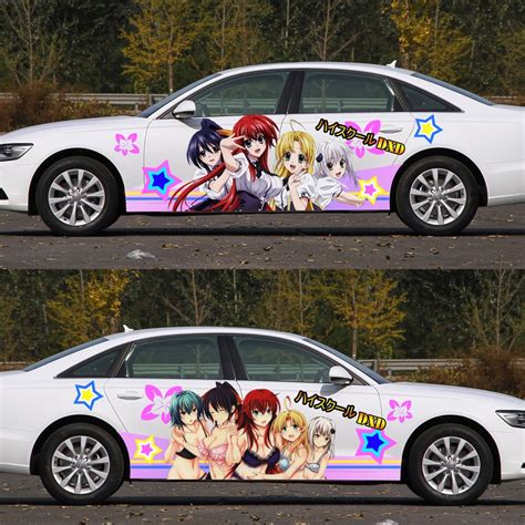 Diy Japanse Anime Sticker Highschool Dxd Leuke Meisjes Auto Body