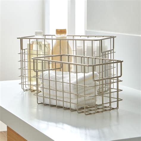Choose from natural finishes and colourful baskets to suit your home decor. Wire Baskets | Crate and Barrel