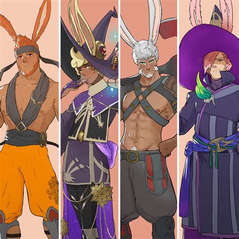 Artstation Character Designs What If Viera Males