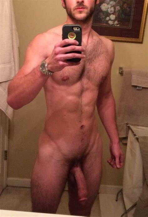Nude Hairy Cock Selfie