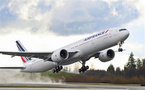 Download Wallpapers Boeing 777 Air France Passenger Plane French