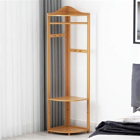 Instead of throwing your jacket on the back of a chair or piling your clothes on top of your bed, a garment rack will organize your closet and help keep your living space tidy. ชั้นแขวนเสื้อผ้าอเนกประสงค์ - Bamboo Corner Clothes Rack ...