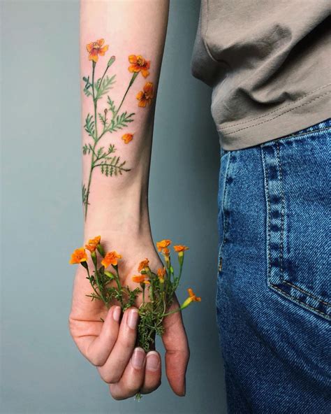 October Birth Flower Tattoo Ideas Best Flower Site