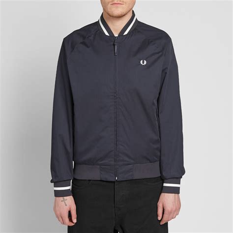 Fred Perry Tennis Bomber Jacket Navy End Jp