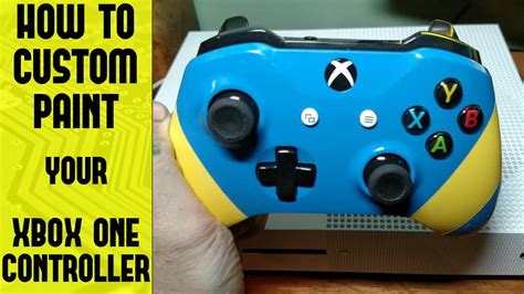 How To Disassemble And Paint Your Xbox One S Controller Youtube