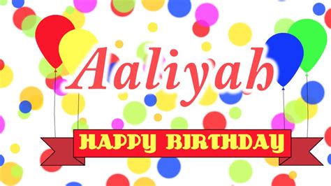Happy Birthday Aaliyah Song Youtube